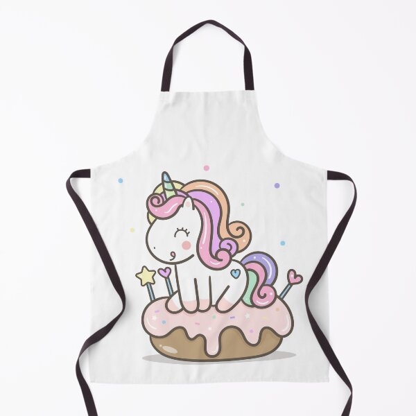 Item preview, Kawaii Cute Colorful Unicorn on the donut  designed and sold by YuliyaR.