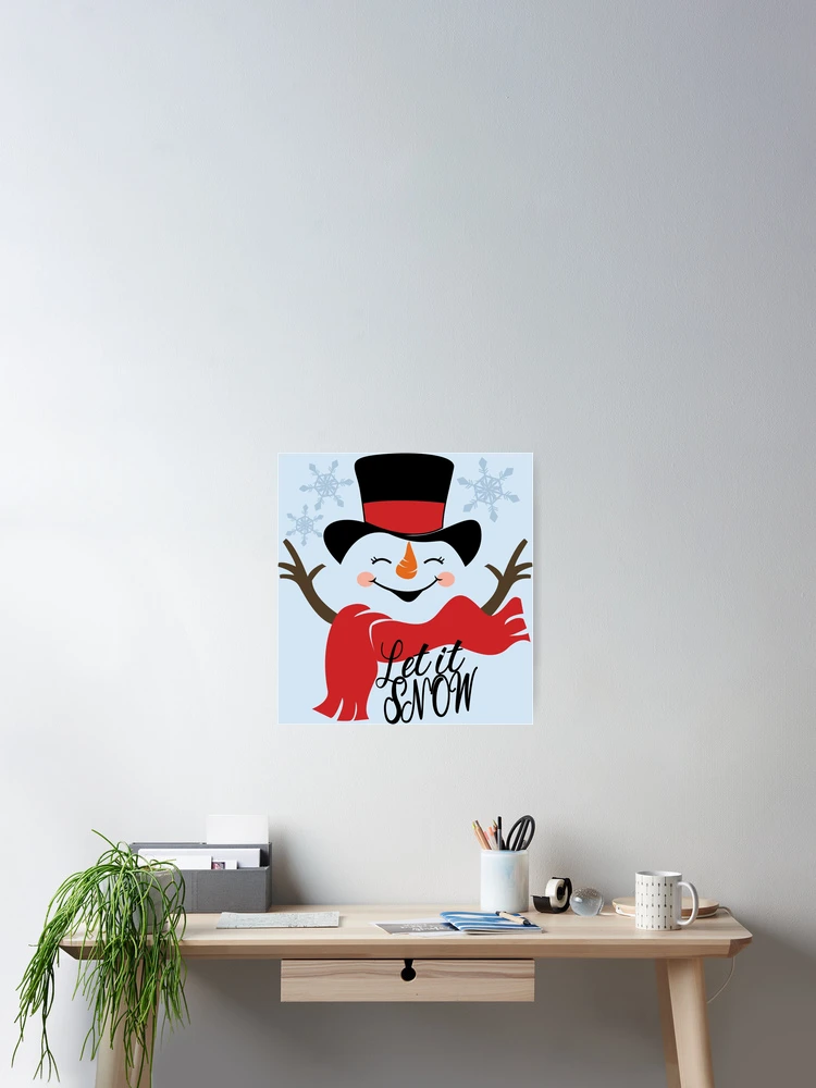 Thumbnail 2 of 3, Poster, Let It Snow! designed and sold by ReesDesigns.
