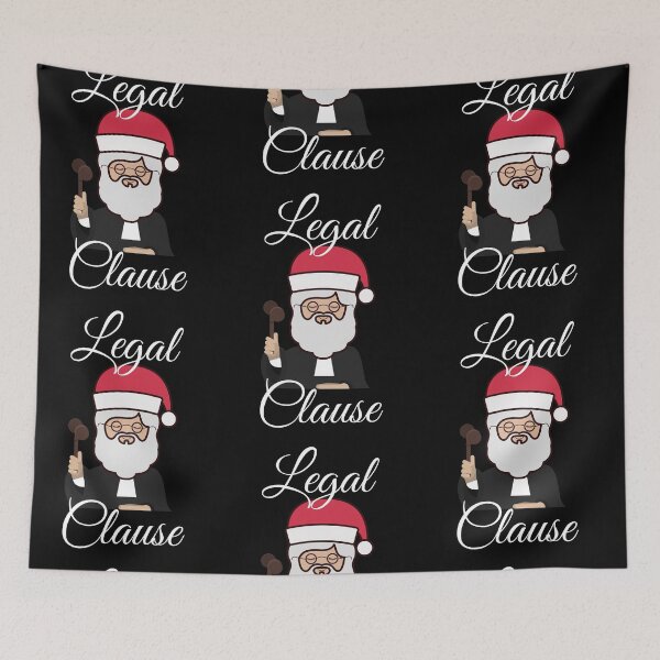Item preview, Legal Santa Claus | Christmas | Lawyer | Judge | Barrister designed and sold by itsokaybyme.
