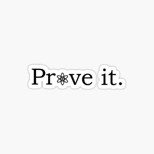 Item preview, Prove it with atheism symbol designed and sold by godlessmom.