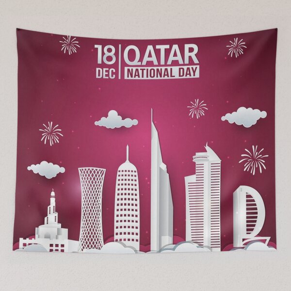 Item preview, Qatar National Day designed and sold by pugmom4.