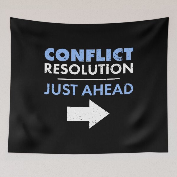 Item preview, Conflict resolution just ahead designed and sold by Gold Wings Tees.