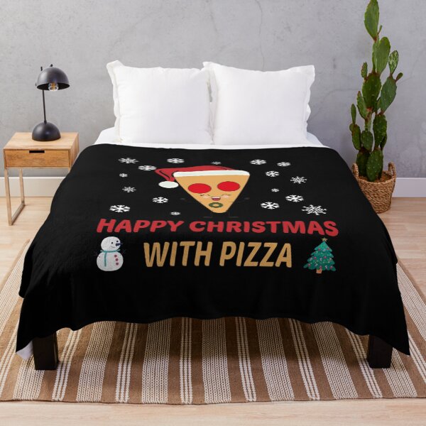Item preview, Happy Christmas with Pizza designed and sold by MG STORE.