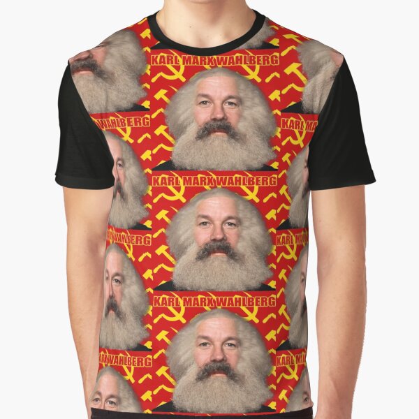 Vista previa del artículo con la obra «Karl Marx Wahlberg», diseñado y vendido por eightkingdoms.