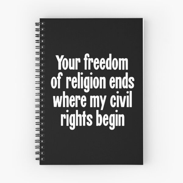 Item preview, Your Freedom Of Religion Ends Where My Civil Rights Begin designed and sold by Good-Looking Corpse.