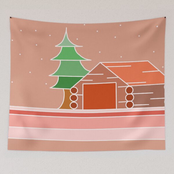 Item preview, Simple cabin art designed and sold by EGB-arts.