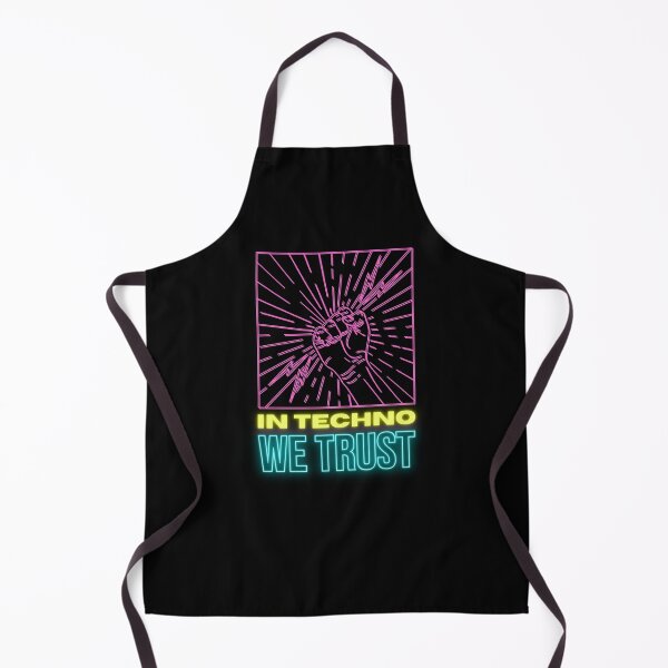 Item preview, In Techno We Trust - Neon Edition designed and sold by kroegerjoy.