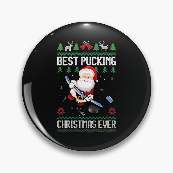 Item preview, Funny Best Pucking Santa Claus Ugly Christmas Ice Hockey designed and sold by Best Designer.