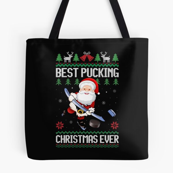 Item preview, Funny Best Pucking Santa Claus Ugly Christmas Ice Hockey designed and sold by Best Designer.