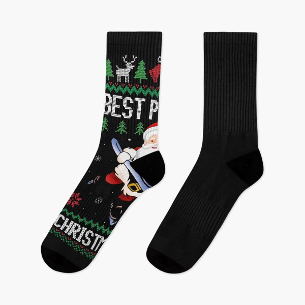 Item preview, Funny Best Pucking Santa Claus Ugly Christmas Ice Hockey designed and sold by Best Designer.