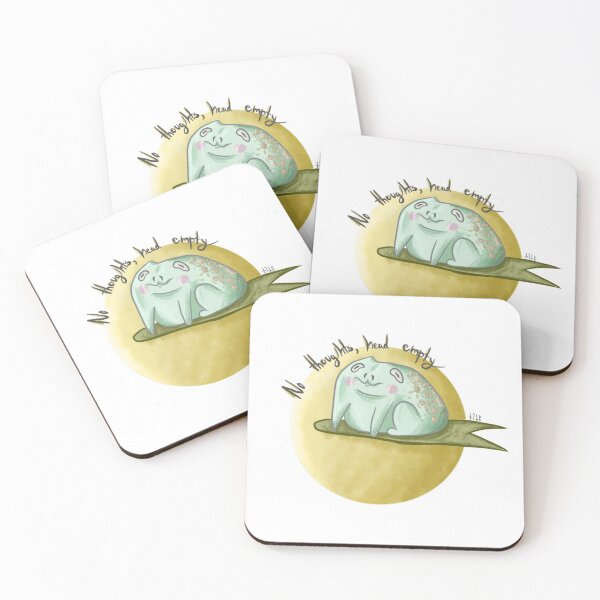Artikelvorschau, Keine Gedanken, Kopf leerer Frosch entworfen und verkauft von SnailySoup-Arts.