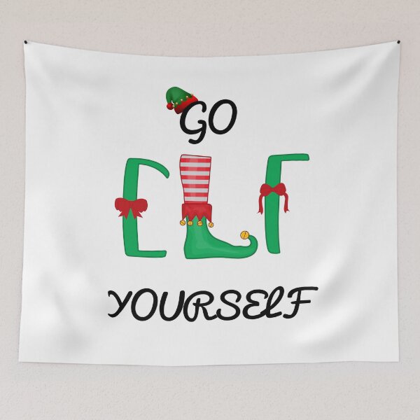 Item preview, "Go Elf yourself" Funny Elf Christmas designed and sold by AshzShop.