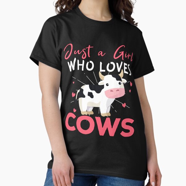 Vista previa del artículo con la obra «Sólo una chica que ama las vacas | Regalos divertidos de la muchacha de las vacas», diseñado y vendido por Noahlaz.