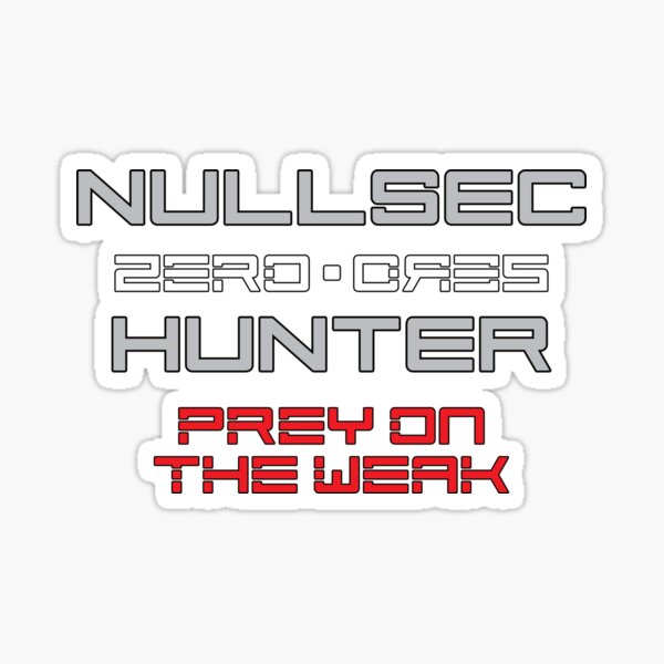 Nullsec Hunter v2.0 Sticker