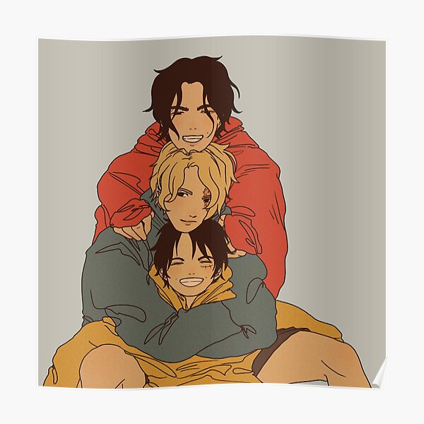 Ace Sabo Luffy Posters Redbubble