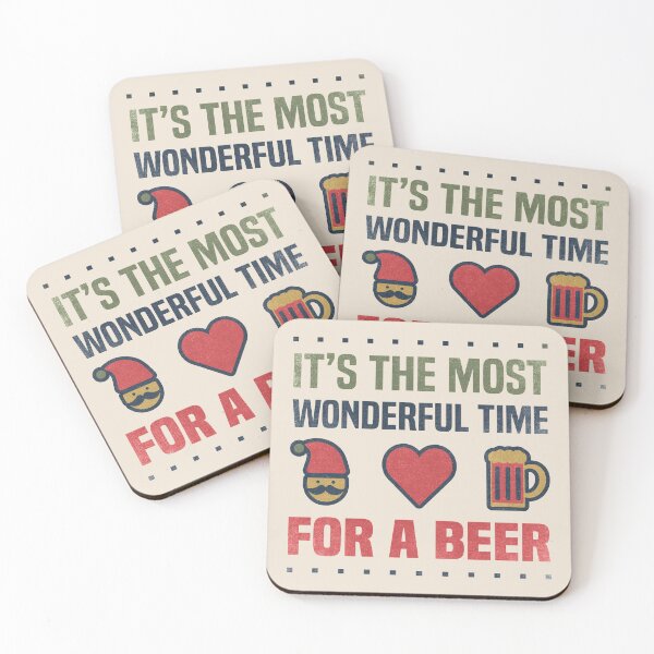 Item preview, It is the most wonderful time for a Beer Funny Christmas Pun designed and sold by foramelie.