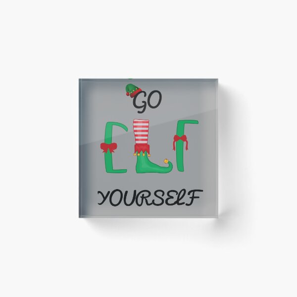Item preview, "Go Elf yourself" Funny Elf Christmas designed and sold by AshzShop.