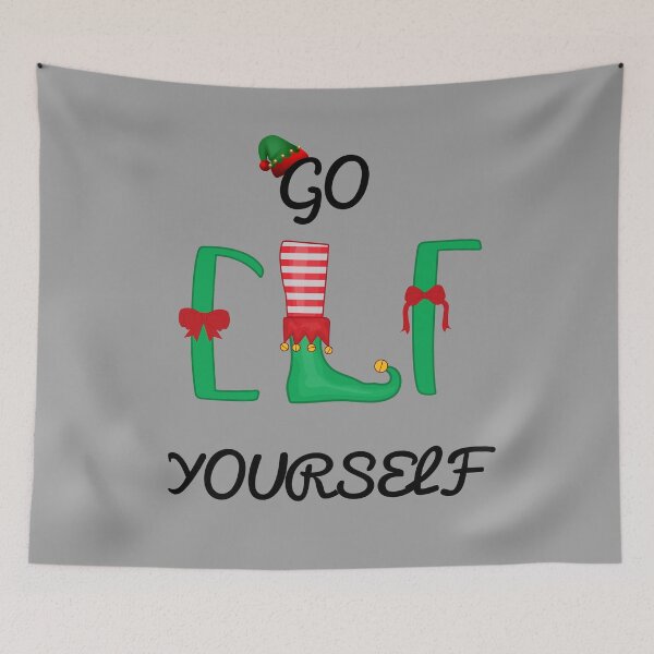 Item preview, "Go Elf yourself" Funny Elf Christmas designed and sold by AshzShop.