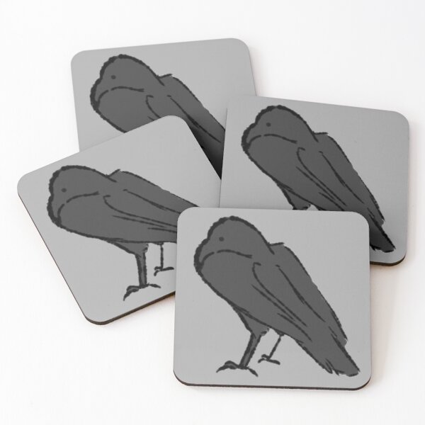 Item preview, Simple crow sticker  designed and sold by stanky-noodle.