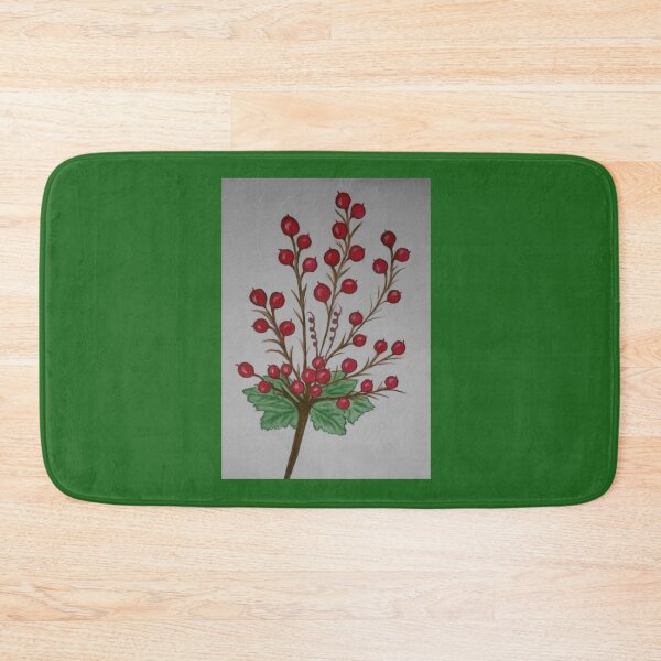 Item preview, Joyful Love, Berry Houx Flower, Watercolour Painting and Black Ink designed and sold by GKstudio.