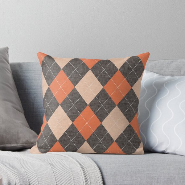 Item preview, Orange Argyle designed and sold by SpitsPixels.