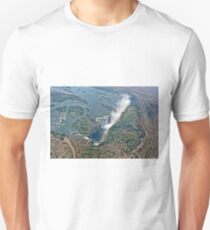 Victoria Falls von über Simbabwe Unisex T-Shirt