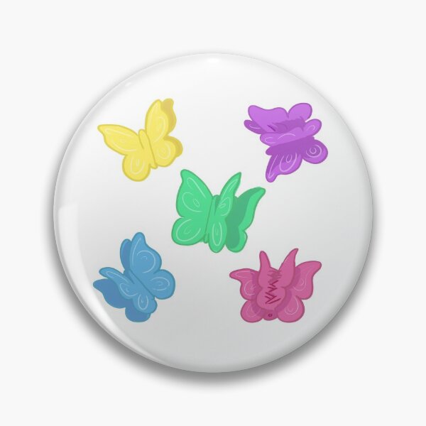 Item preview, butterfly hairclips designed and sold by Bumblebee-Draws.