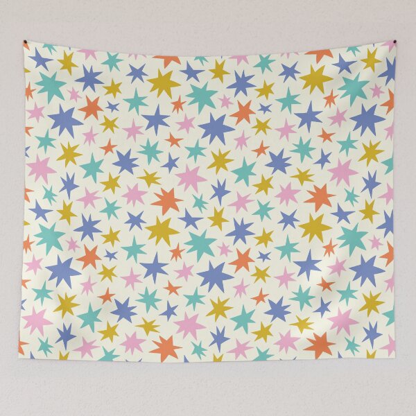 Item preview,  Pattern with abstract multi-colored stars. designed and sold by IrinaOstapenko.
