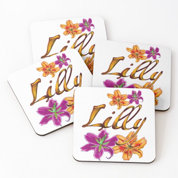 Item preview, Top 10 best personalised gifts 2022  - Lilly ,personalised,personalized name with painted lilies designed and sold by Artonmytee.