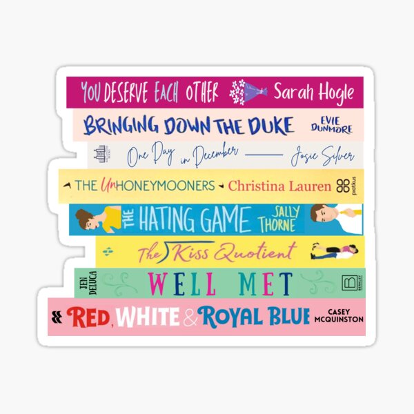 Item preview, Contemporary Romance Book Stack designed and sold by erinaceous.