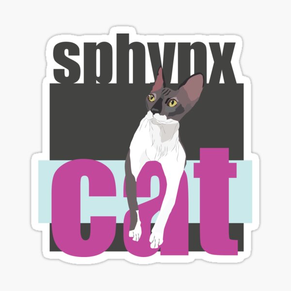 Sphynx cat Sticker