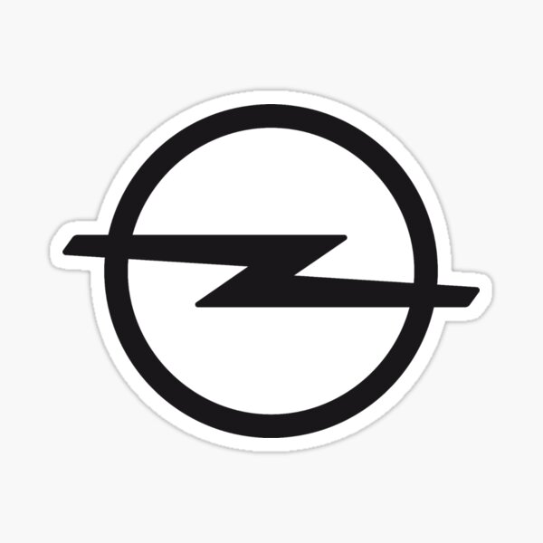 Opel Logo Schwarz Sticker