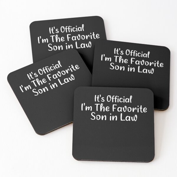 Item preview, It's Official I'm The Favorite Son in Law, Gifts from Mother in Law, son in law gift, son in law birthday designed and sold by Mostik Vipo.