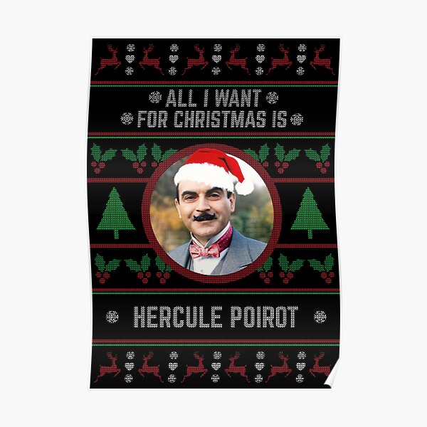 Tout ce que je veux pour Noël c'est Hercule Poirot Poster