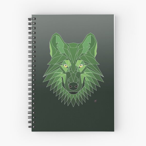 Item preview, Wolf Angles Green Print designed and sold by Calum Sharp.