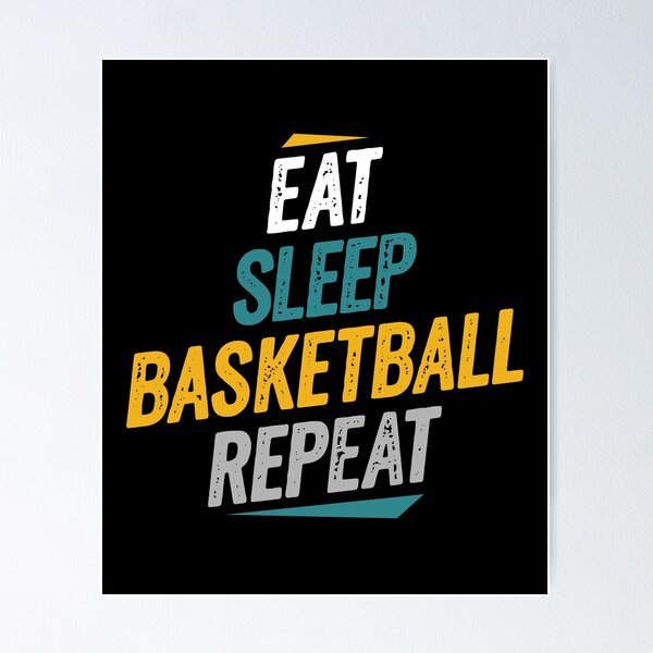 Item preview, Eat Sleep Basketball Repeat Basketball Fans designed and sold by Go-Fun.