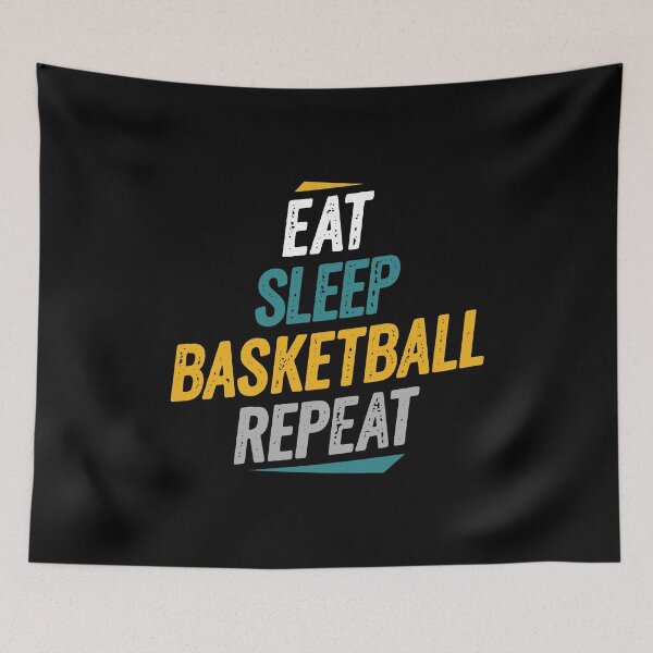 Item preview, Eat Sleep Basketball Repeat Basketball Fans designed and sold by Go-Fun.