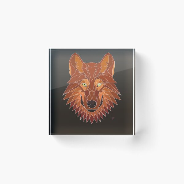Item preview, Wolf Angles Red Print designed and sold by Calum Sharp.