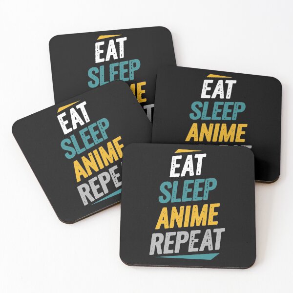 Item preview, Eat Sleep Anime Repeat Otaku and Anime Lovers designed and sold by Go-Fun.