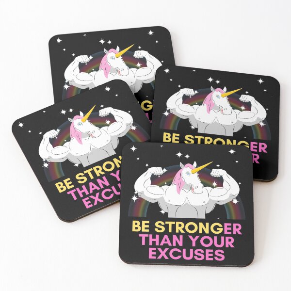 Item preview, Be Stronger Than Your Excuses designed and sold by LADYGOODMOOD.