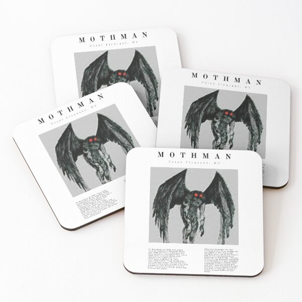Item preview, Minimalist Cryptids: Mothman designed and sold by CoraBee.