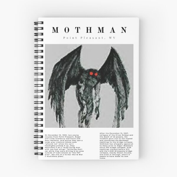 Item preview, Minimalist Cryptids: Mothman designed and sold by CoraBee.