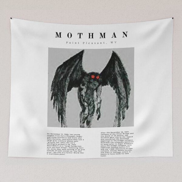 Item preview, Minimalist Cryptids: Mothman designed and sold by CoraBee.