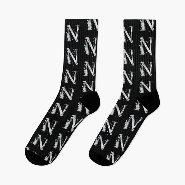 Item preview, Letter N Winter Snow designed and sold by Printedarts.
