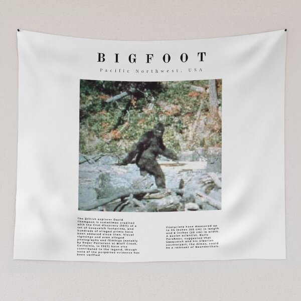 Item preview, Minimalist Cryptids: Bigfoot designed and sold by CoraBee.