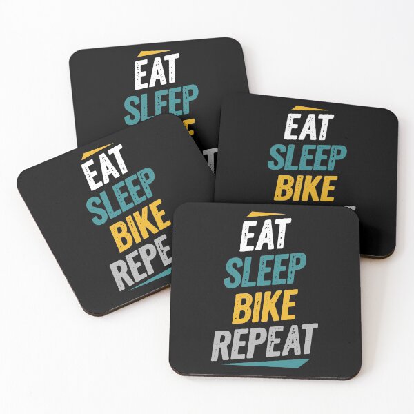 Item preview, Eat Sleep Bike Repeat Bikers and Cyclists  designed and sold by Go-Fun.
