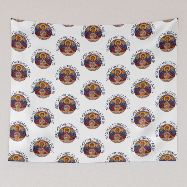 Item preview, Most Holy Theotokos Save Us designed and sold by DiverseMerch.