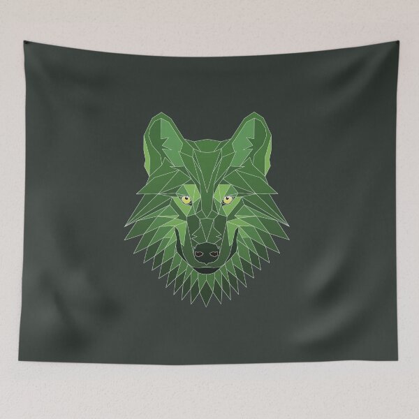 Item preview, Wolf Angle Green designed and sold by Calum Sharp.