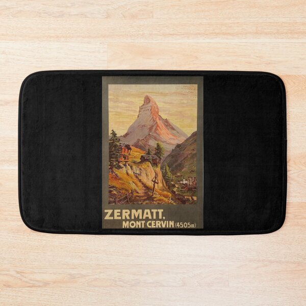 Item preview, retro classic Mont Cervin poster designed and sold by CorasPosters.