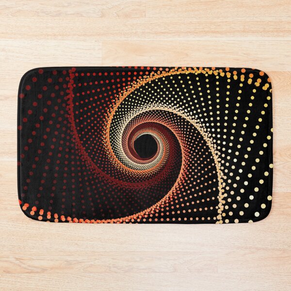 Item preview, Square Twisted Colorful Tunnel of Shining Flares designed and sold by DopeTops.
